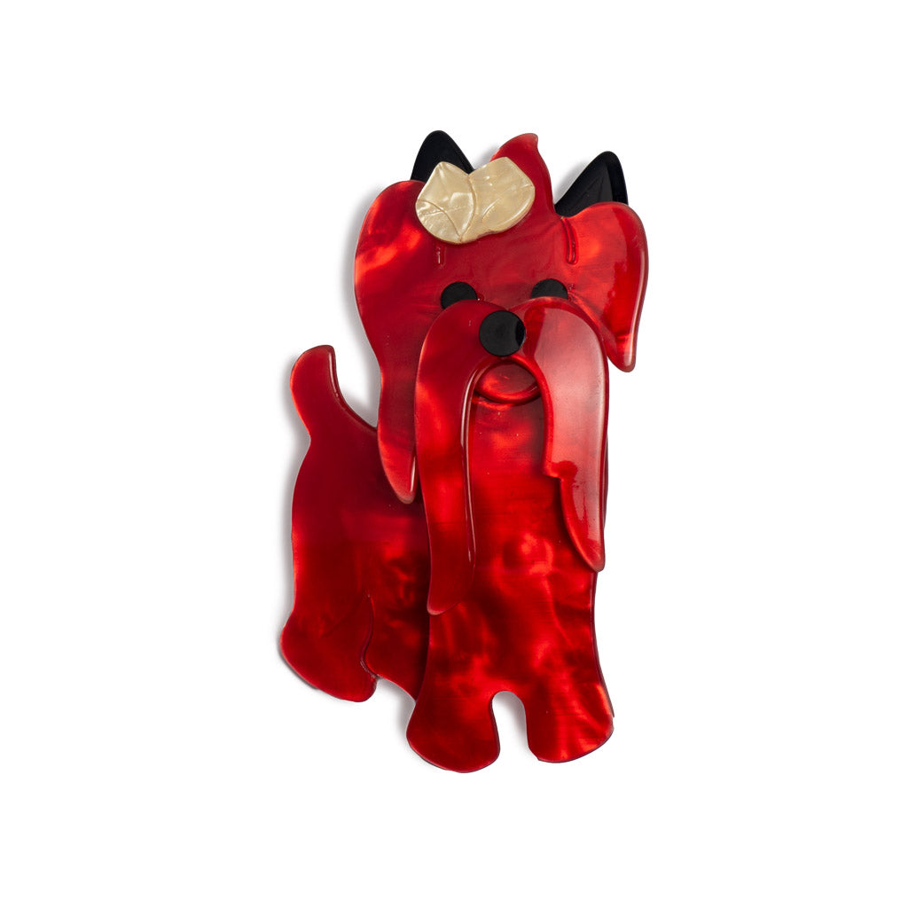 Moustache brooch top