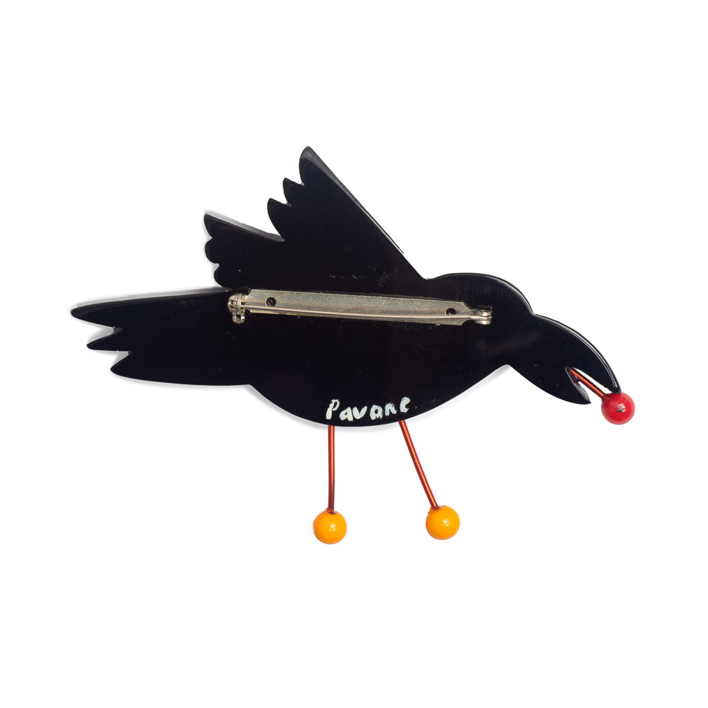 Raven brooch deals