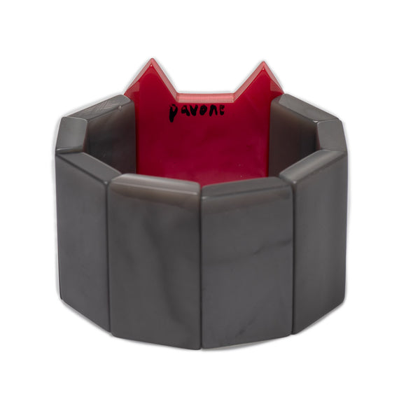 Vintage Jewellery Australia French Pavone Stretch Cat Bracelet Back