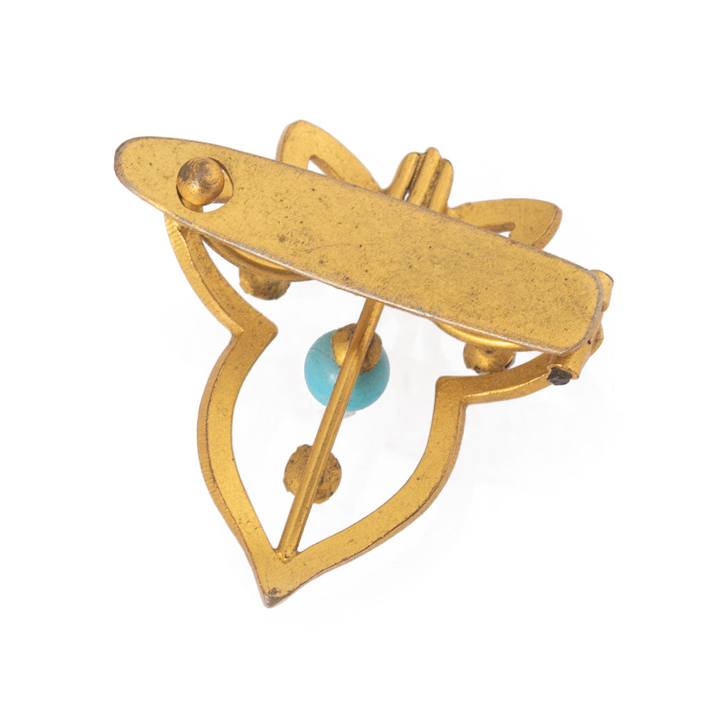 Antique Art Deco Scarf Clip Vintage Jewellery Australia Vintage