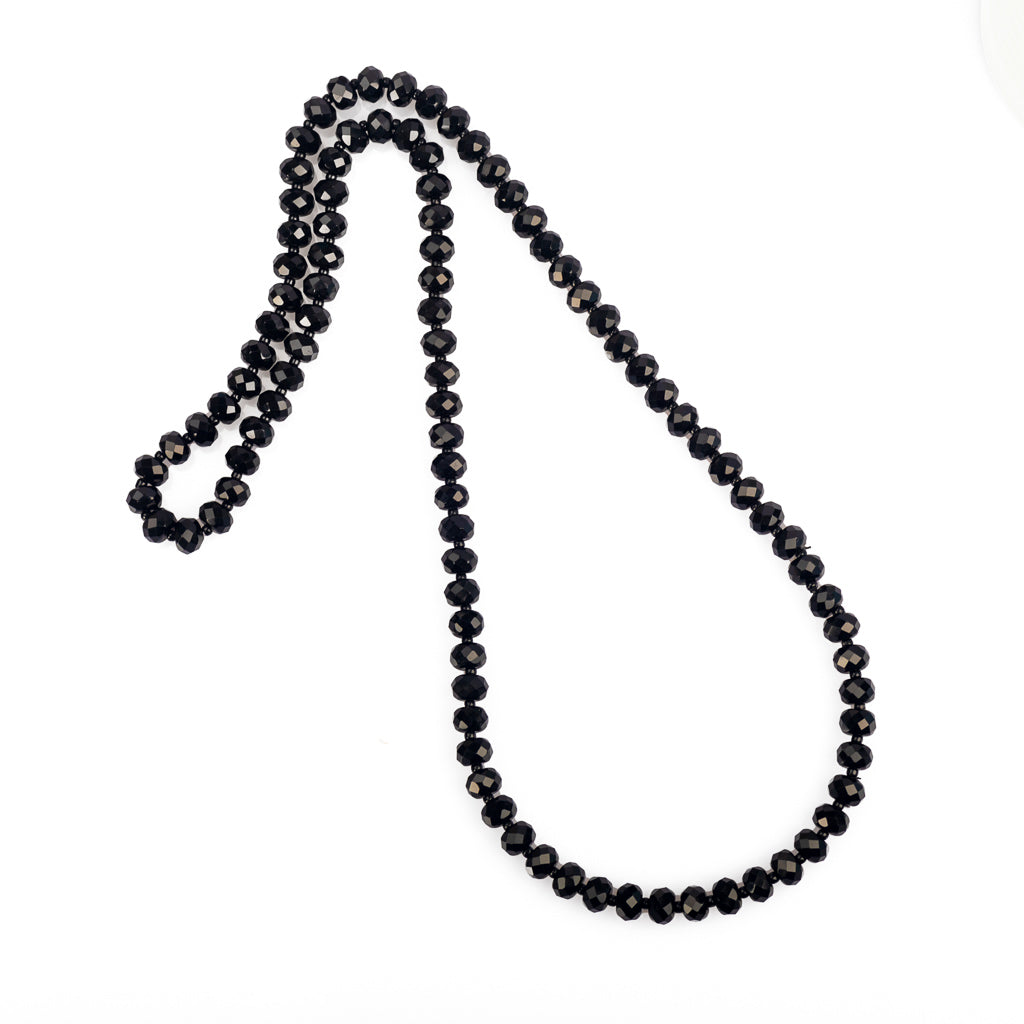 Long Black Onyx Necklace Vintage Jewellery Australia Online