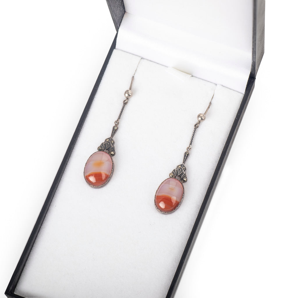 Carnelian earrings top