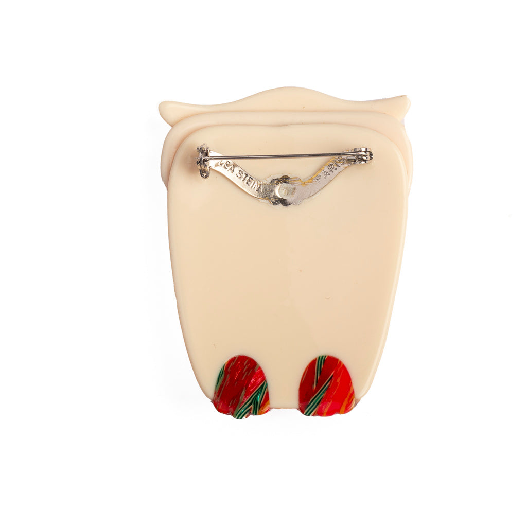 Lea stein owl brooch shop