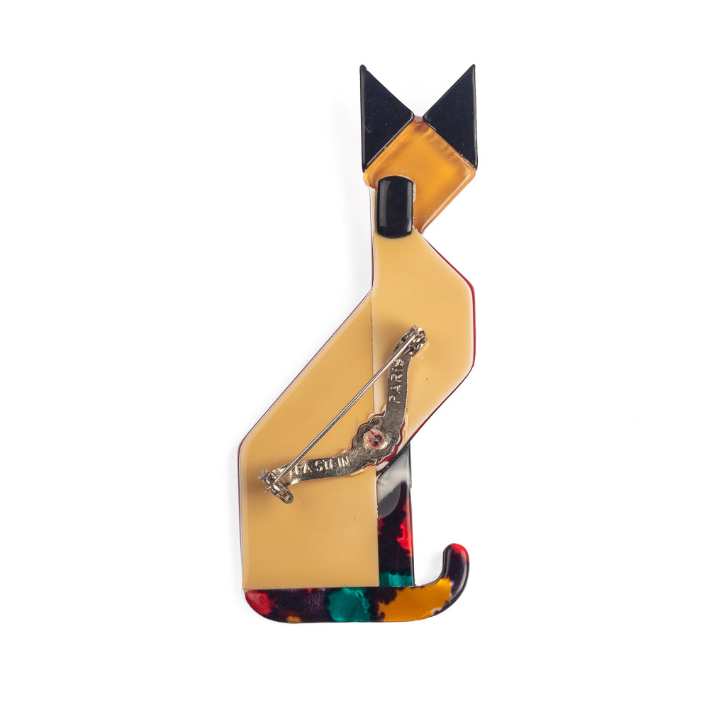 Lea stein new arrivals cat brooch