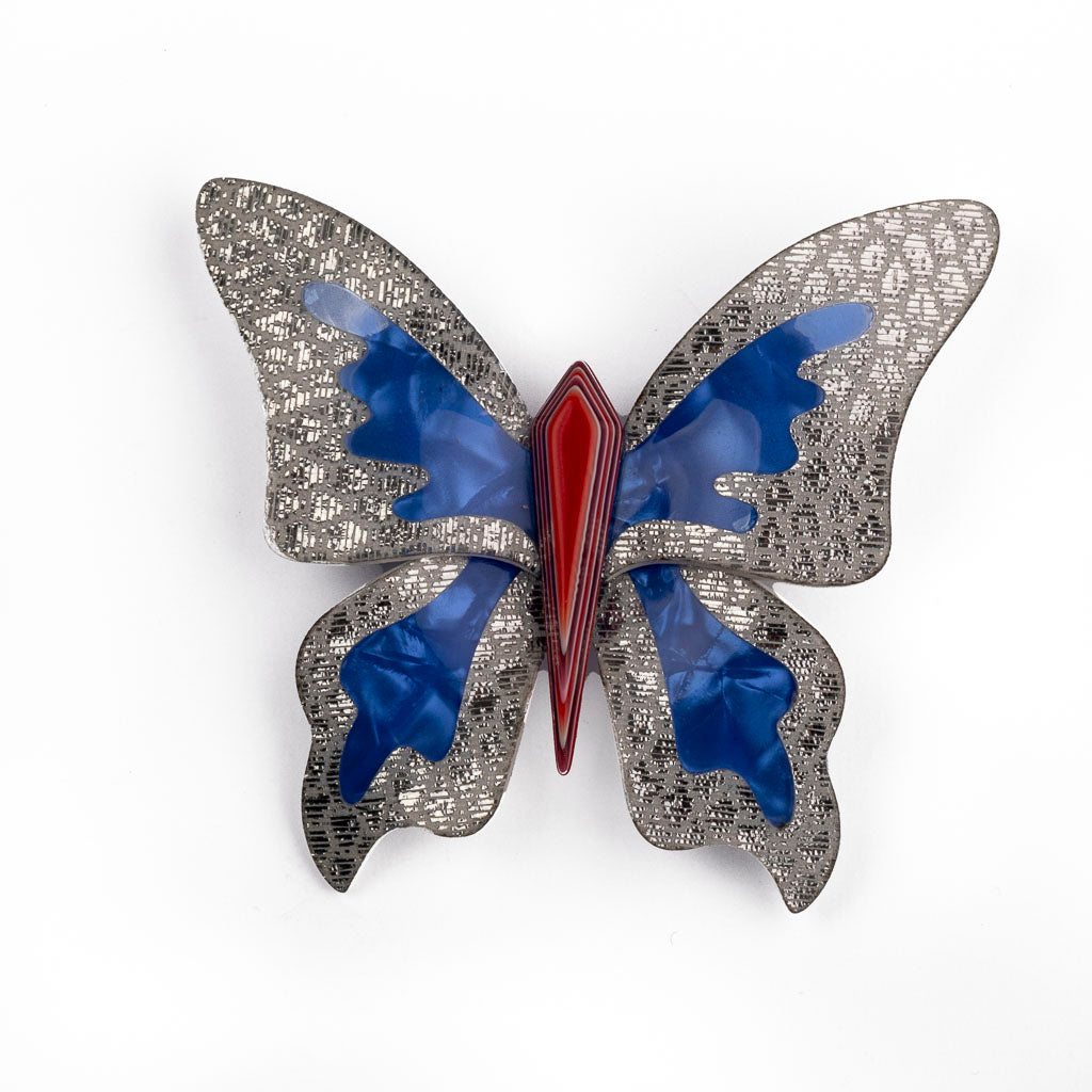 French Lea Stein Large Butterfly Brooch Vintage Jewellery Australia Online Vintage Antique Jewellery