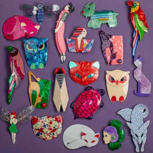 Vintage Lea Stein Brooches