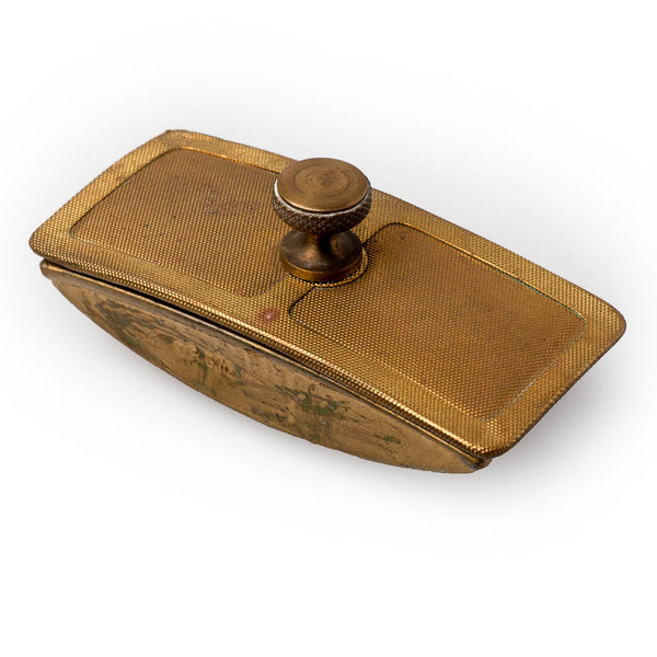 Antique Art Deco Ink Blotter with Tape Measure  Edit alt text