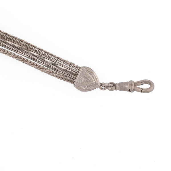 Antique Edwardian English Silver Albertina Clasp
