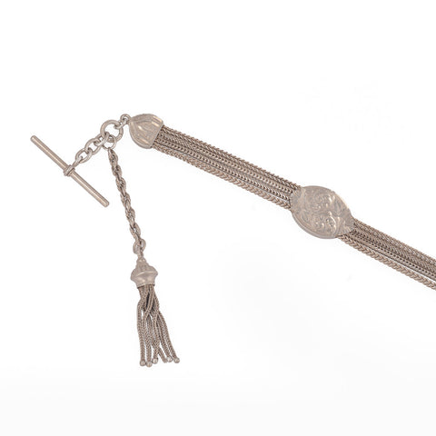 Antique Edwardian English Silver Albertina Tassel