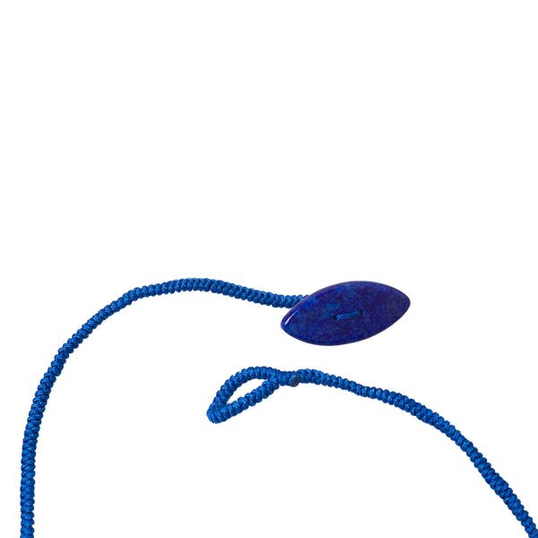Contemporary Art-Deco Style Lapis Lazuli Necklace