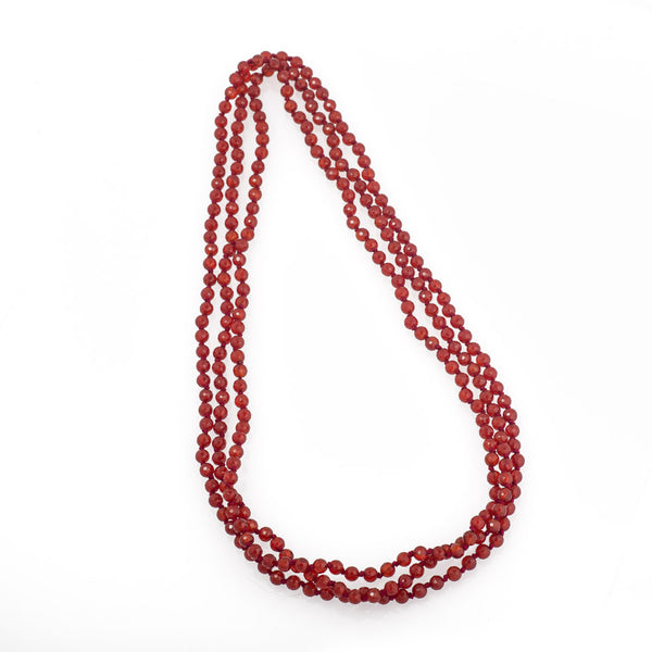 Vintage Jewellery Australia Long Carnelian Necklace 2