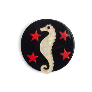 Vintage Jewellery Australia Pavone Seahorse Star Brooch