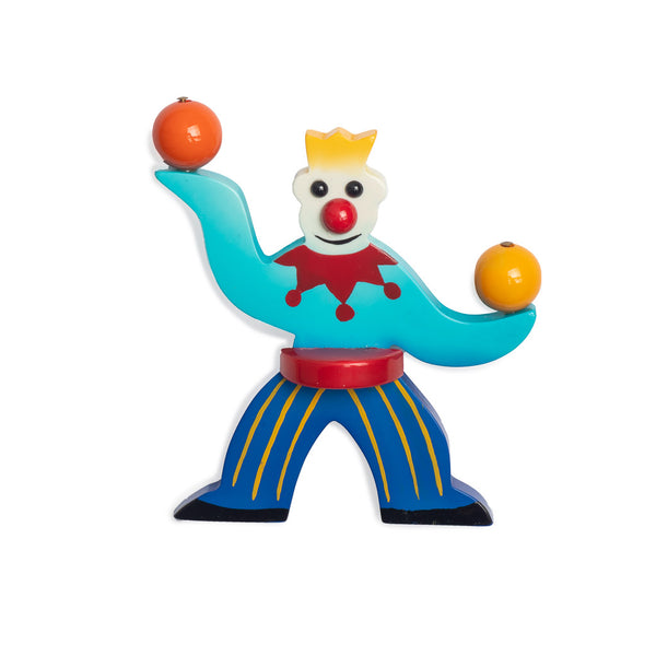 Vintage Jewellery Australia Pavone Juggling Clown Brooch