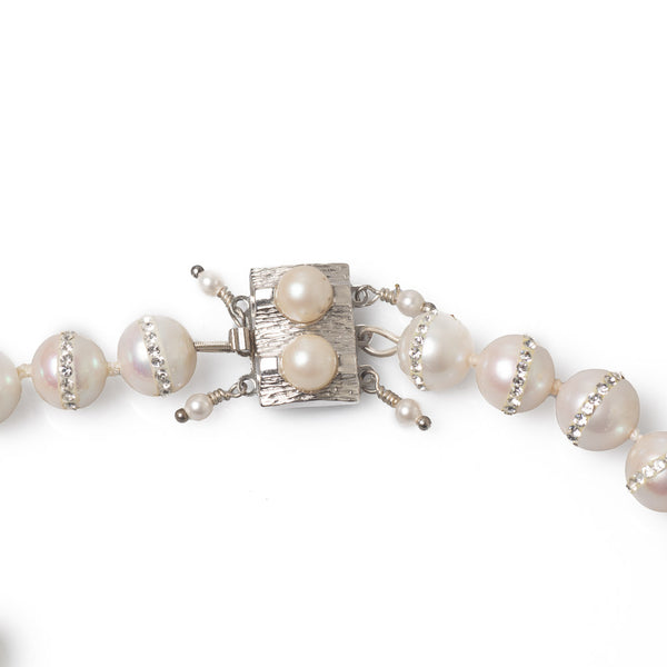 Buy Unique Pearl Swarovski Necklace from Vintage Jewellery Australia
