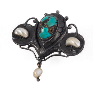 Antique Art Nouveau Norwegian Brooch
