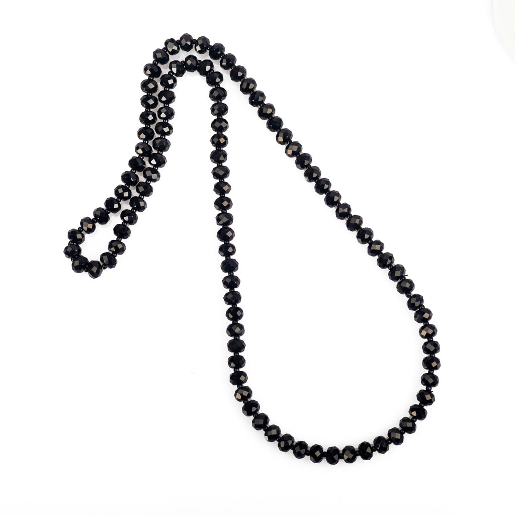Long Black Onyx Necklace
