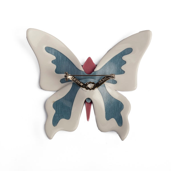 French Lea Stein Large Butterfly Brooch